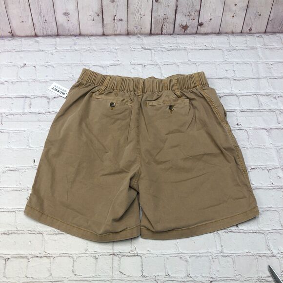 NWT Old Navy Men Elastic Waist Chino Shorts Size Medium Cotton Blend B164 -20 - Picture 12 of 14